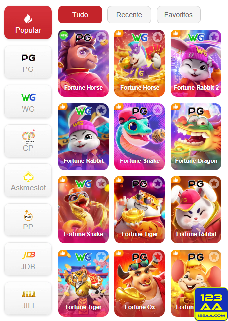 Experiência de Jogos 123aa.com